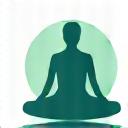 Logotipo genérico de um aplicativo de meditação.