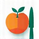 Logotipo genérico de um aplicativo de nutrição.